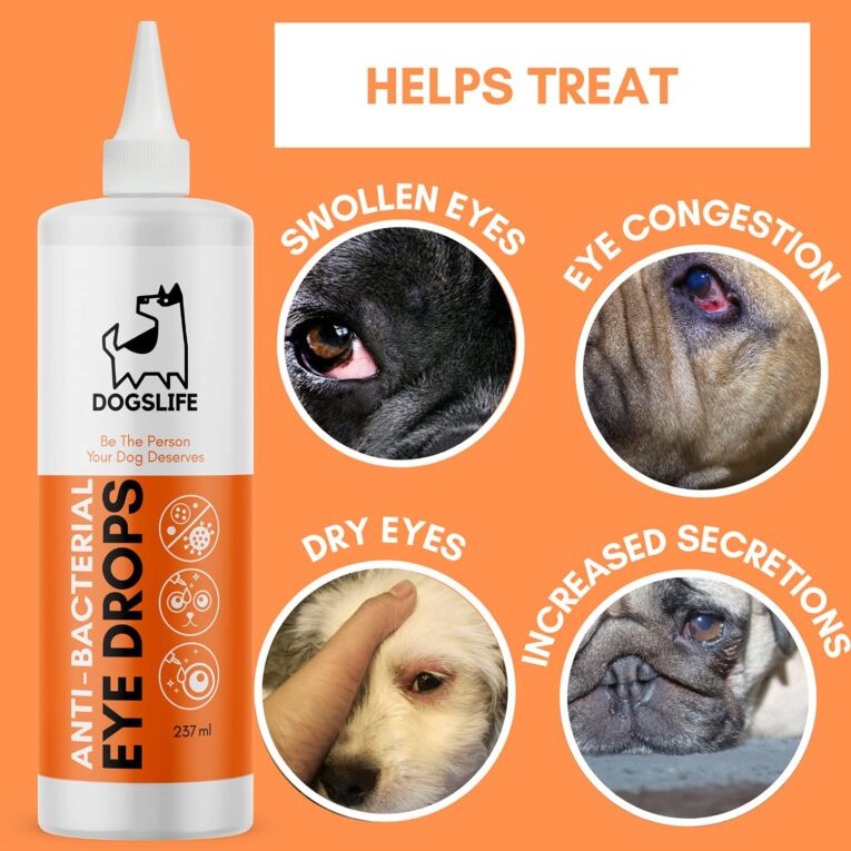 DogsLife Anti-Bacterial Eye Drops Dog 237ml