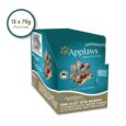 Applaws Cat Tuna with Anchovy Wet Food Pouch 12X70g