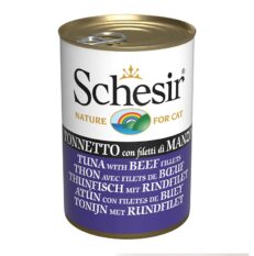 Schesir Cat Wet Food-Tuna With Beef Fillets