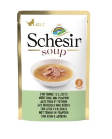 Schesir Cat Wet Soup-With Wild Tuna And Pumpkin