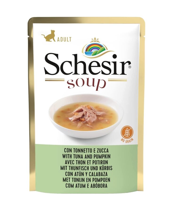 Schesir Cat Wet Soup-With Wild Tuna And Pumpkin