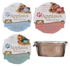 APPLAWS Cat Food, Multipack Fish Selection 8 X 60G