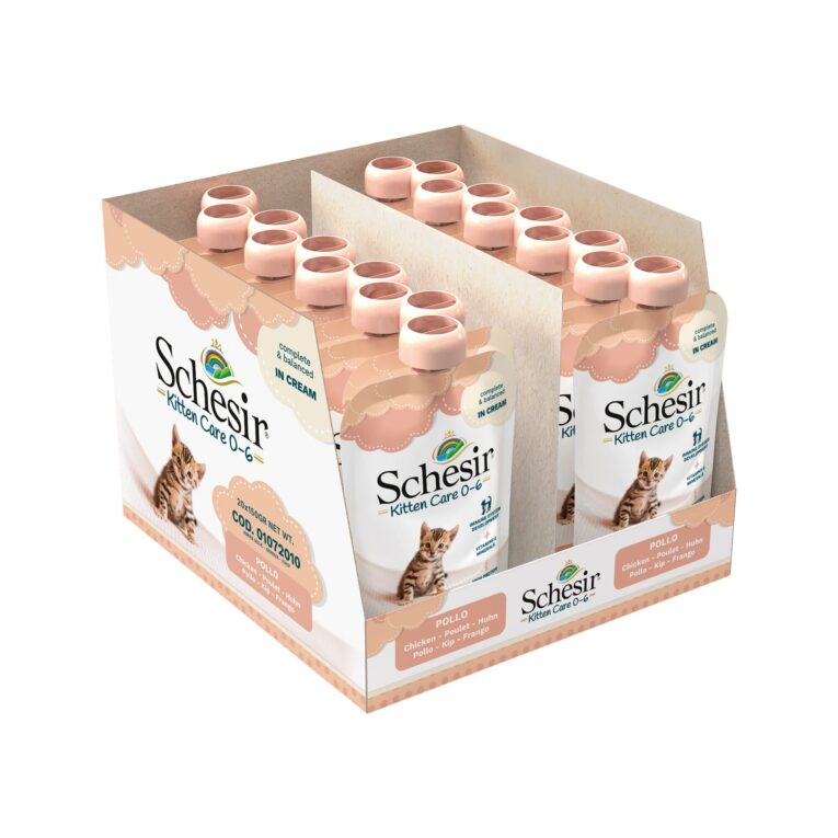 Schesir Kitten Pouch Cream 0-6 Chicken Wet Food 150g