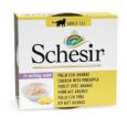 Schesir Chicken With Pineapple Adult Cat Wet Food 14X75g