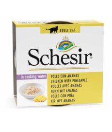 Schesir Cat Wet Food (Can)-Chicken With Pineapple 75g (Pack of 14)