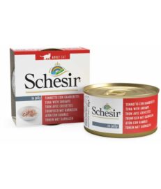 Schesir Cat Wet Food-Tuna With Shrimps