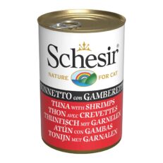 Schesir Cat Wet Food-Tuna With Shrimps