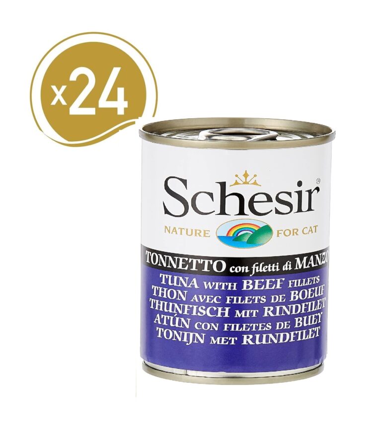 Schesir Cat Wet Food-Tuna With Beef Fillets