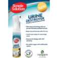 Simple Solution Urine Destroyer Stain and Odour Remover with Spray Flairosol for Cats and Dogs 400 ml