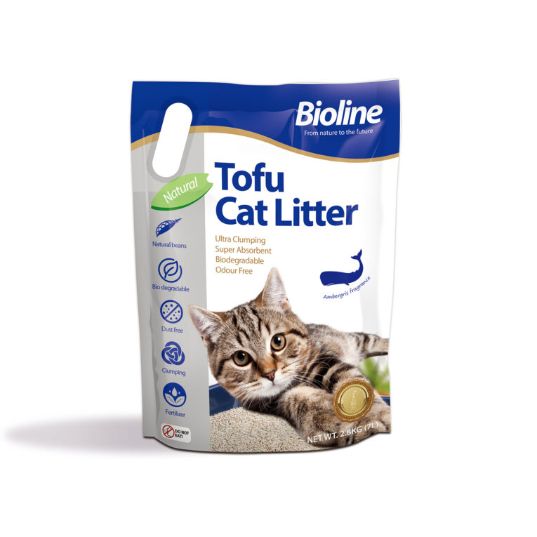 Bioline Tofu Cat Litter 7L – Ambergris Fragrance